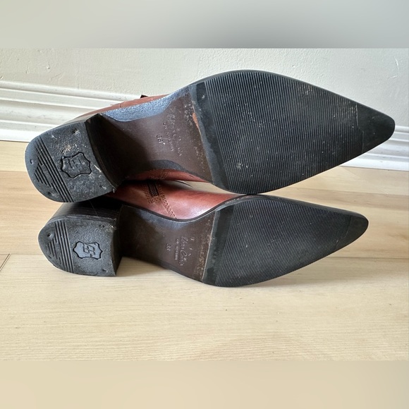 Vintage Swiss Brand “NAVYBOOT” genuine leather wide calf boots size 38 - Picture 6 of 8